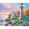 Lighthouse-Paint By Numbers Acrylic Painting 50*40cm