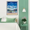 Beach Spray-Paint By Numbers Acrylic Painting 40*50CM