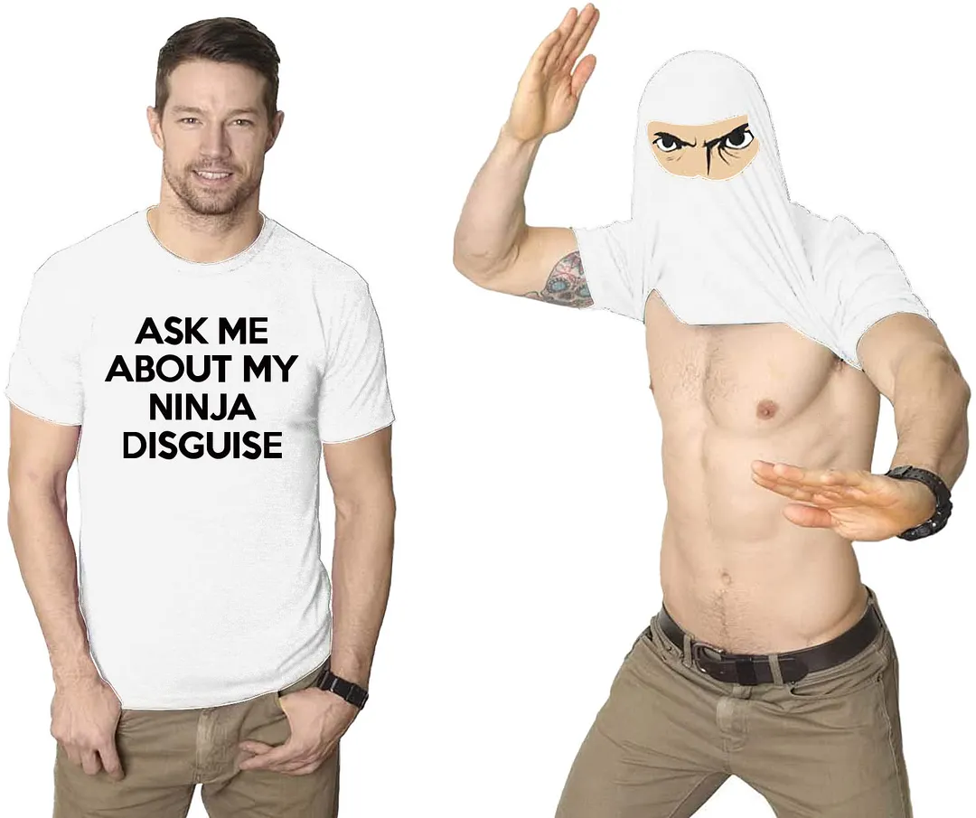 GrootWear  NINJA DISGUISE T-SHIRT (Buy 2 Free Shipping)