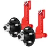 [US Local Warehouse] 2 Set of Shipping Container Wheel 6-Lug Kit with Ratchet Tie Container Wheel Kit 22000LBS Capacity Shipping Containers Axles for Moving 20ft-40ft Empty Containers