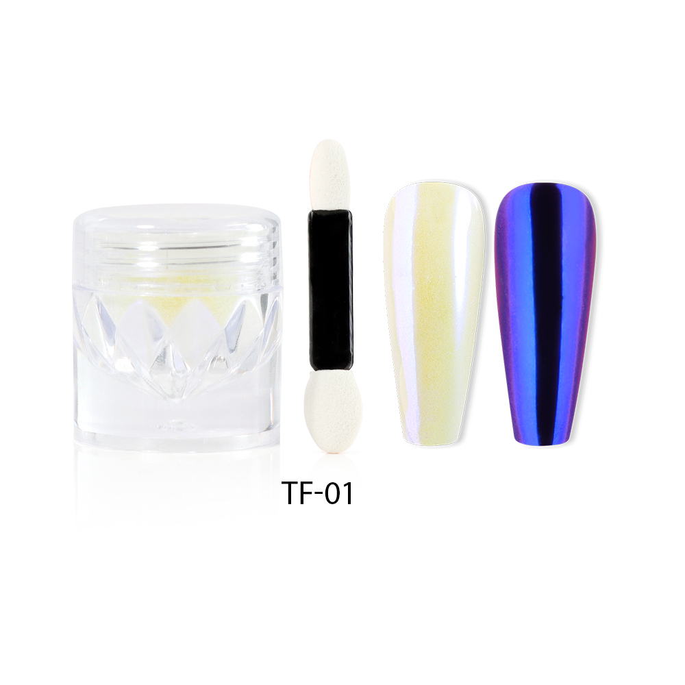 Unicorn Mirror Powder  with Sponge Stick| TF-01~06