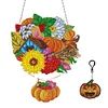 5D DIY Diamond Painting Wreath Kit Special Shape Drill Rhinestone Garland Craft