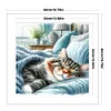 (Counted/Stamped)Cat Sleeping Under The Quilt-11CT Cross Stitch 40*40cm/15.75*15.75in