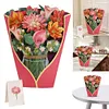 Floral Thank You Card 3D Pop Up Card for All Occasion (Blossoms)