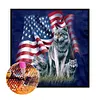 Wolf - Full Round Diamond Painting 30x30CM
