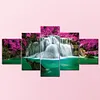 (US Local)Waterfall 5D DIY Full Drill Round Big Size Diamond Painting Kit for Home Decor 95x45cm
