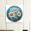 (Multi-Style) Flower Glass Painting - Paint By Numbers Acrylic Painting 40*40CM(HOT)