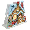 Acrylic Double Sided Christmas 5D DIY Diamond Art Paper Towel Storage Rack Decor Napkin Holder Kit