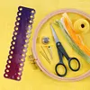 Acrylic Row Line Board 30 Holes Yarn Organizer Craft Storage Holder Art Accessory