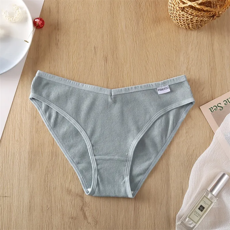 Billionm Women Cotton Panties Sexy V-Waist Briefs Soft Underwear Girl Panty Female Breathable Intimates Lingerie Large Size M-4XL