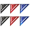7 Inch Triangle Ruler Aluminum Alloy Metric Imperial Angle Ruler Carpenter Tools