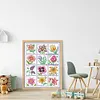 Year Round Flowers-14CT Stamped Cross Stitch 45*56cm/17.72*22.05in(Brand)
