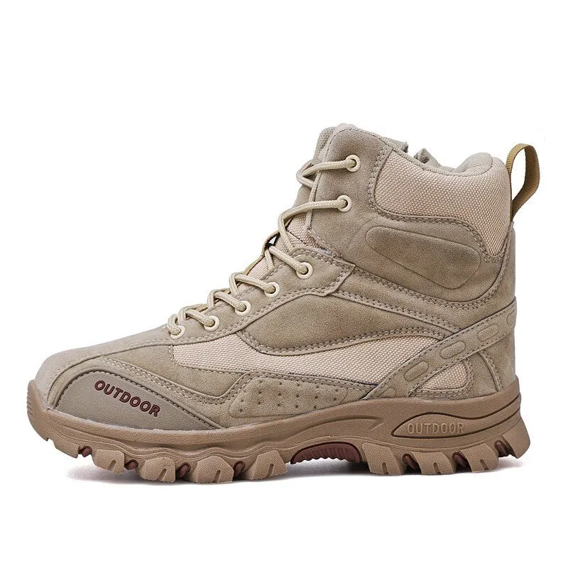 Men's Military Boot Combat Ankle Boot Tactical Big Size 46 Army Boot Male Shoes Work Safety Shoes Motocycle Boots Zapatos Hombre
