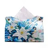DIY Diamond Painting Creative Design Leather Handmade Tissue Holder Rhinestones Decorative Tissue Box Craft Kits