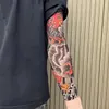 Ultra-thin tattoo flower arm ice sleeves summer anti-ultraviolet ice silk sunscreen sleeves