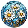(Multi-Style) Flower Glass Painting - Paint By Numbers Acrylic Painting 40*40CM(HOT)