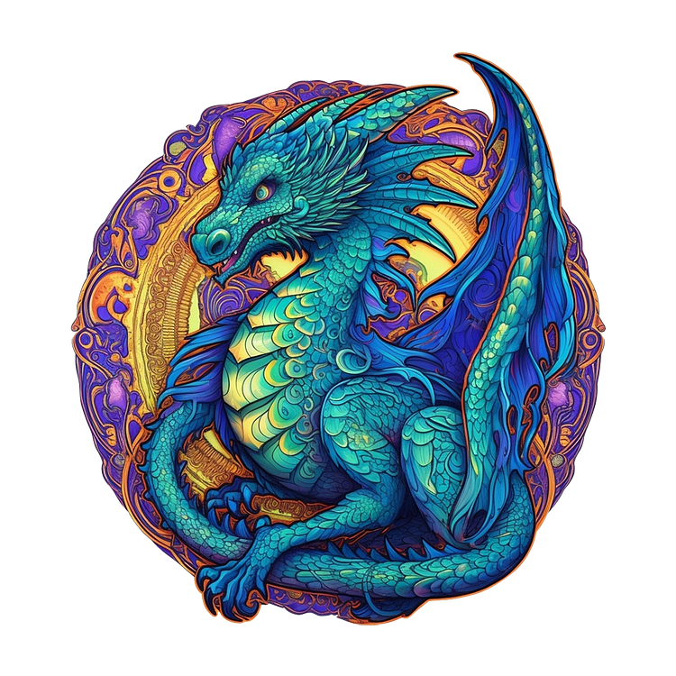 Giant Dragon Wooden Jigsaw Puzzle