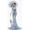 (Multi-Style) Noble Lady-14CT Counted Cross Stitch 36*66cm/14.17*25.98in