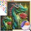 >SALE<5D DIY Full Round Drill Partial AB Diamond Painting Art Dragon Kit 45*55CM