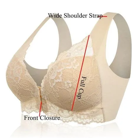 FRONT CLOSURE 5D SHAPING PUSH UP COMFY WIRELESS BRA(3 PCS) 