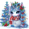 (US Local)4pack Xmas Animal-Special Shaped Diamond Painting Kit(30x30cm)