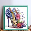 (US Local)High Heel-11CT Stamped Cross Stitch Kit(40x40cm)