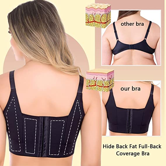 🔥BUY 1 GET 1 FREE🔥-Hide Back Fat Full Back Coverage-Deep Cup Bra