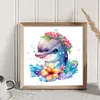 Dolphin - 18CT Stamped Cross Stitch 20*20cm