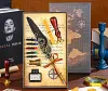 Mechanical quill pen stationery literary retro wax seal set