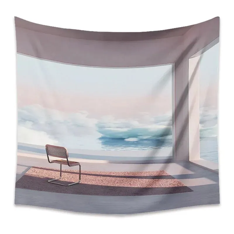 Nigikala scenery wall background cloth Nordic theme home decoration hanging cloth living room bedroom dormitory tapestry 230x150cm