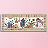 4 Seasons-14CT Stamped Cross Stitch Kit(22x54cm)