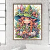 (US Local)Girl-Full Round Diamond Painting(40x50cm)