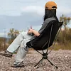 360&deg; Rotating Moon Chair Foldable Leisure Chair Aluminum Alloy Outdoor Camping Portable Lazy Chair Suitable For Outdoor/Lawn/Travel/Picnic/Fishing