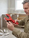 Ratcheting Pipe Cutter 1/4 To 7/8 & 5/16 To 1 1/8in Ratcheting Tubing Cutter for Copper Plastic PVC Stainless Steel Aluminium