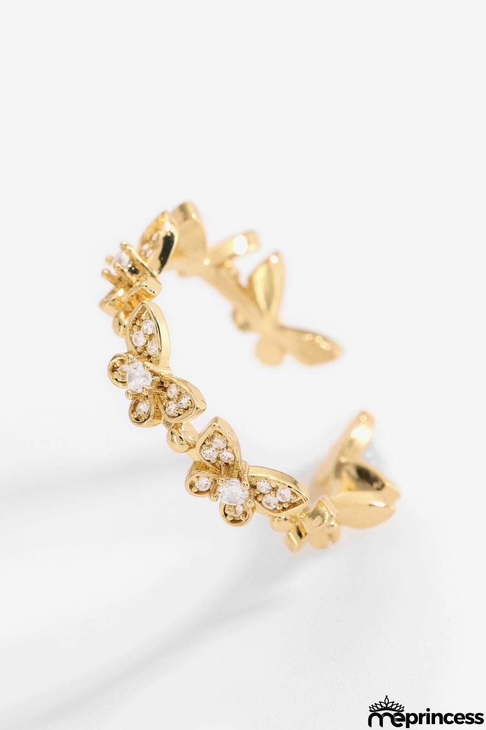 Butterfly Zircon Open Ring