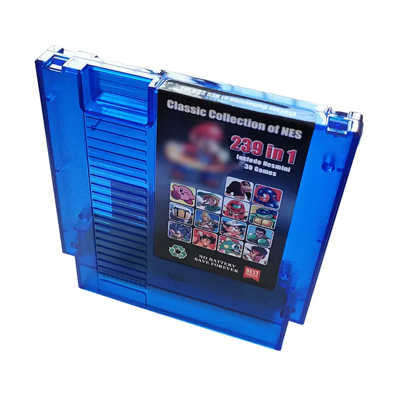 8 Bit Game Card - Super 239 in 1 Collection NES Cartridge Multicart for Classic NES Game Console | US And EUR Region Free