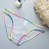Passionate men's sexy ultra-transparent briefs