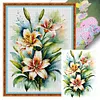 (Multi-Style) Flowers-11CT Stamped Cross Stitch 30*40cm/11.81*15.75in
