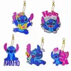 5pcs Stitch-Diamond Painting Keychain(Double-sided)