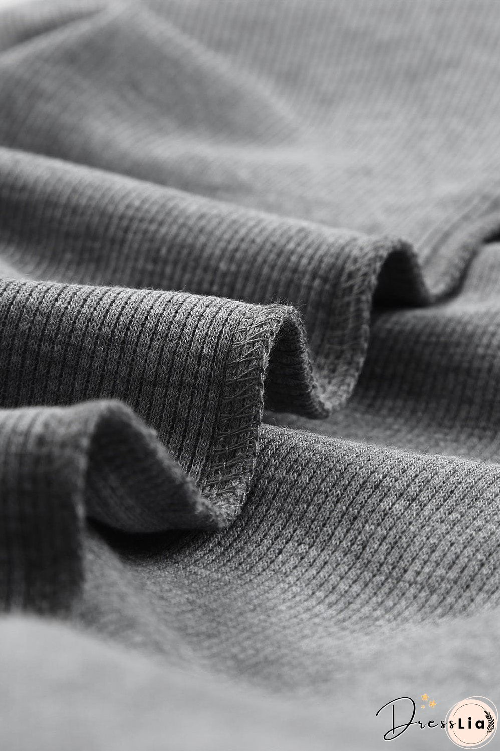 Casual Waffle Knit Henley Shirt