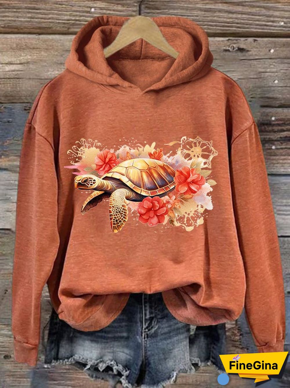 Animal Print Women's Print Long Sleeve Sweatshirt