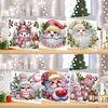 6Pcs Diamond Painting Christmas Greeting Cards Congratulations Cards & Gifts