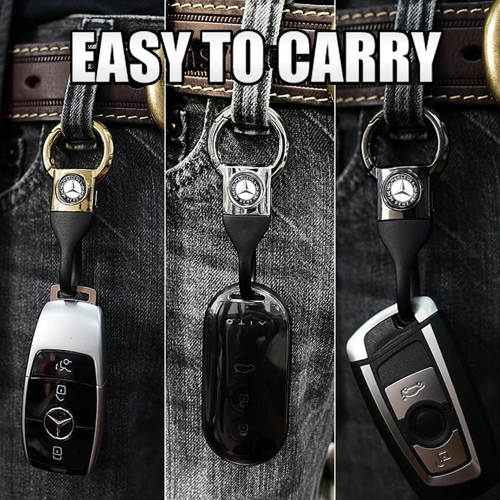 Car zinc alloy keychain pendant (2 pieces)