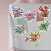 6pcs/set DIY Diamond Painting Fridge Magnetic Sticker Kits (Dragonfly)
