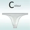 Low Rise Sexy Ice Silk Transparent Ultra Thin Seamless Thong