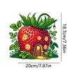 Strawberry House Double Sided - 5D DIY Craft Lamp