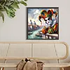Diamond Painting-5D Full Round Drill Clown(40*40 CM)