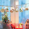 (US Local)6pcs Xmas Food  DIY Diamond Painting Art Pendant Wall Door Decoration