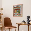 Christmas Cabin - 14CT Stamped Cross Stitch 15*17cm/5.91*6.69in