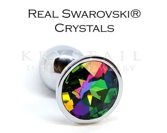 pornhint Pornhint Swarovski Electra crystal butt plug, Kinky birthday gift for girlfriend, Anal jewel for dama, Sexy erotic jewelry, Roleplay sex toys, Mature